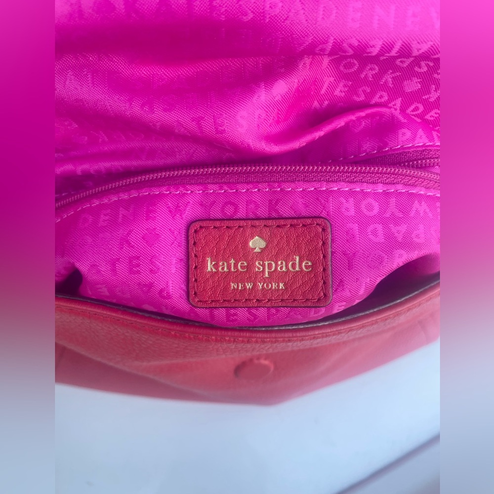♠️ kate spade Leila Pebbled Leather Flap Shoulder Bag ♠️ - Picture 12 of 16